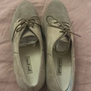 Paul Green Tan Suede and leather Lace Up shoes